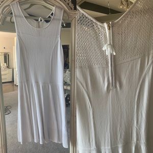 White Knit Dress